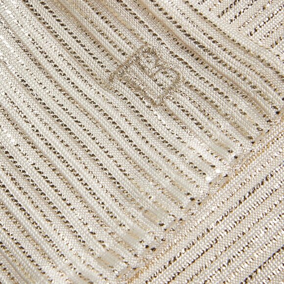 Ted Baker KATRINO Ribbed Metallic T-Shirt Size 3 - Picture 8 of 8